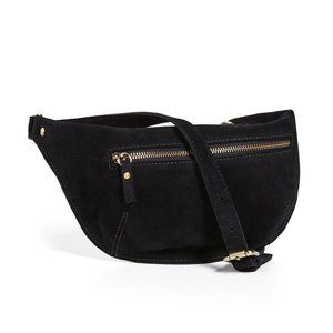 Rachel Comey Ante Fanny Pack, black suede, NWT